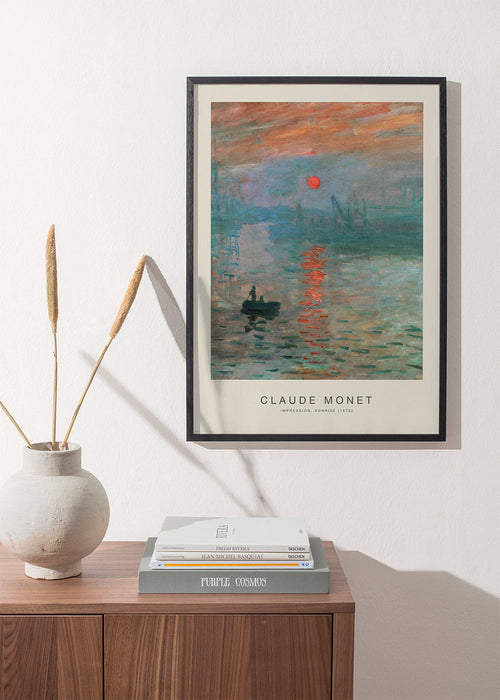 Landschap kunst: zonsopgang boven een impressionistische haven