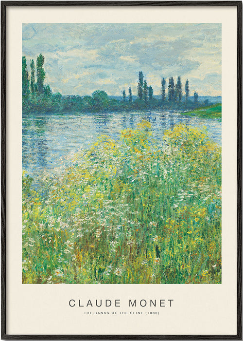 Cuadro de paisaje: Oever van de Seine met impressionistische toets