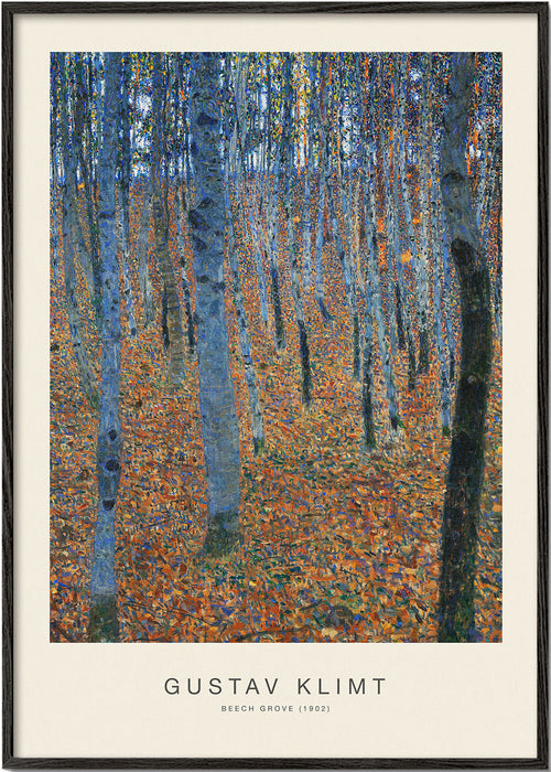 Landschapschilderij beukenbos