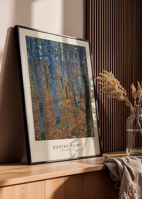 Landschapschilderij beukenbos