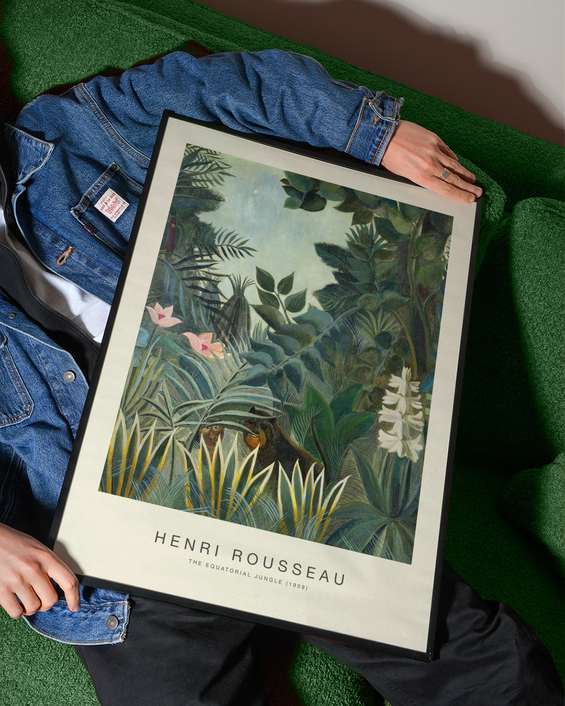 The Equatorial Jungle (Special Edition) - Henri Rousseau - Framed poster detail