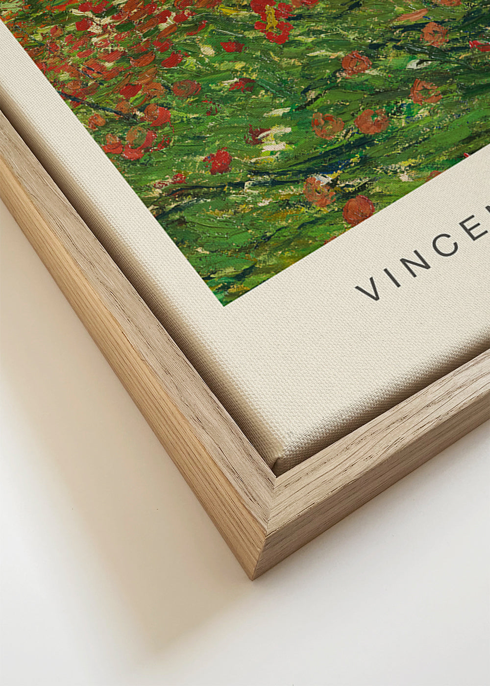 Landschap kunst: Klaprozenveld met schilderachtig gebaar