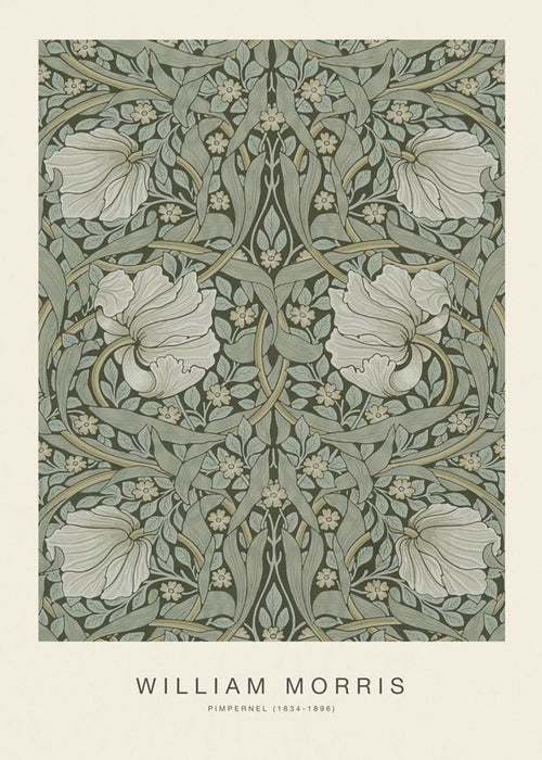 Botanische poster Pimpernel William Morris