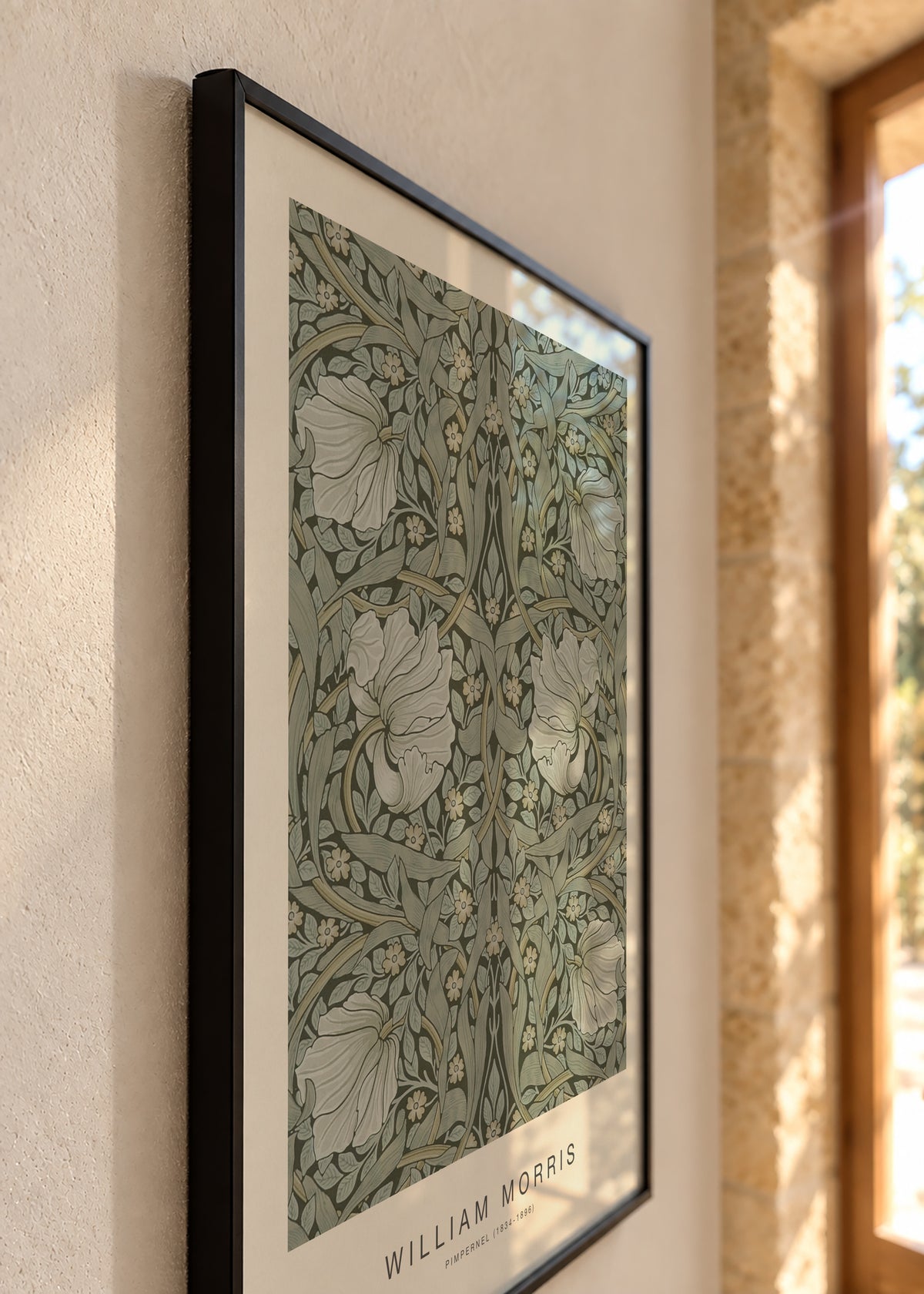 Pimpernel (Special Edition) - William Morris - Framed poster detail