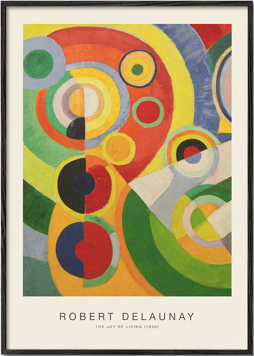 Abstract kunstwerk met circulaire kleurstudie