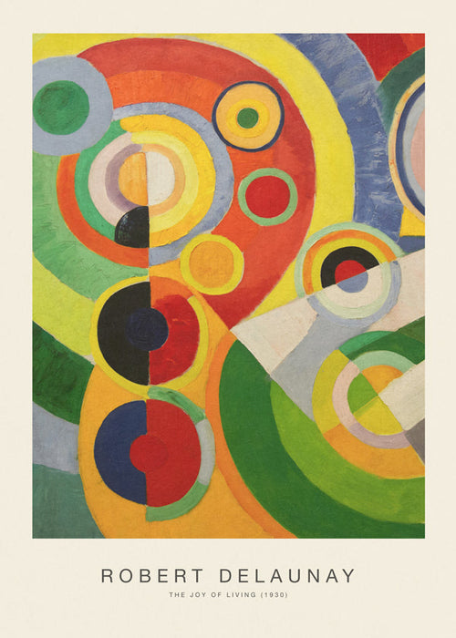 Abstract kunstwerk met circulaire kleurstudie