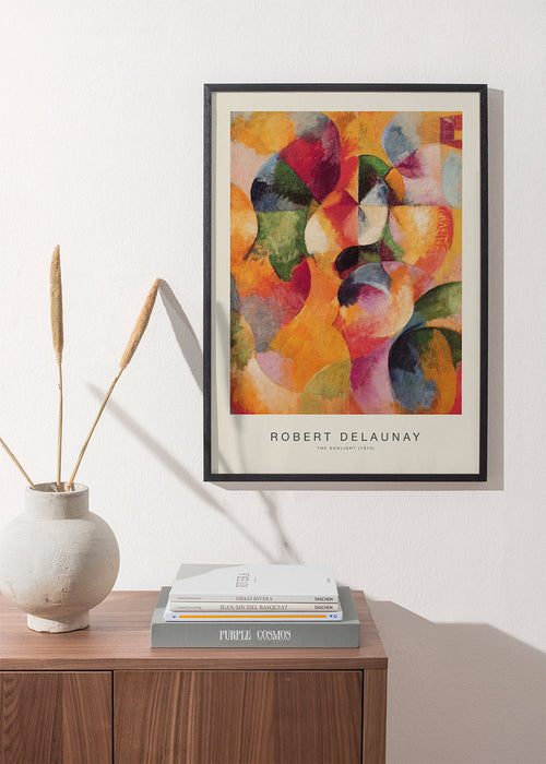 Abstract kunst met chromatische cirkels