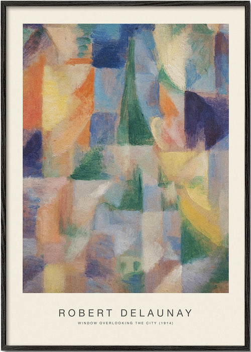 Stadskonst: abstract raam in pasteltinten
