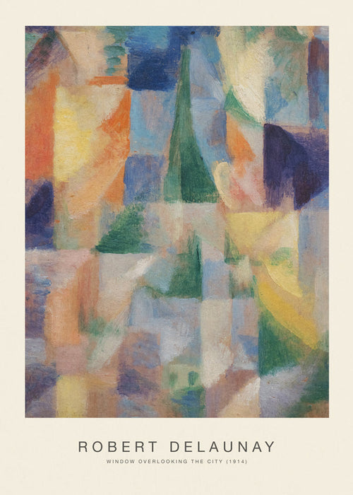 Stadskonst: abstract raam in pasteltinten