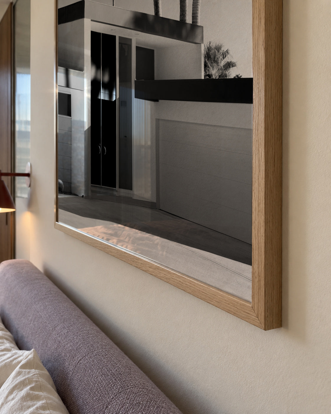 Black California - Palm Springs Modern Design - Framed poster detail