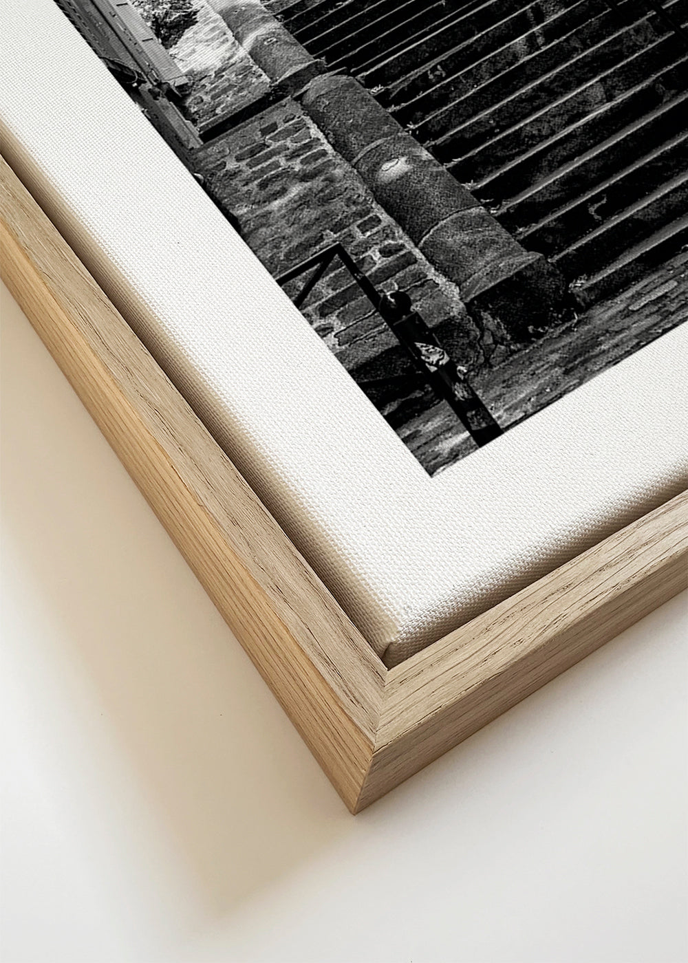Keuken kunst: Montmartre-trappen in zwart-wit