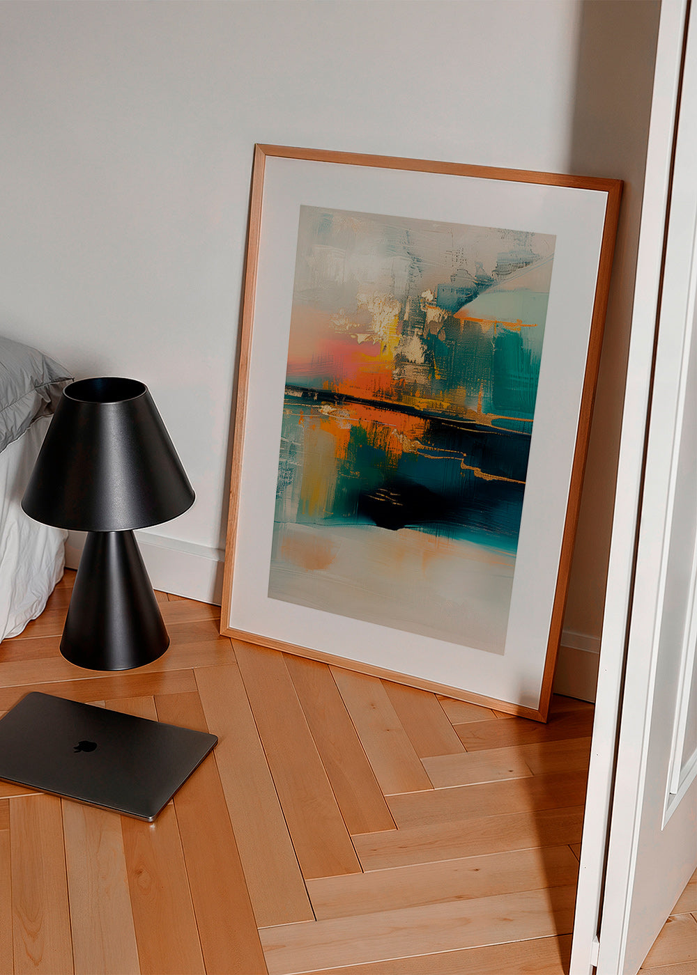 Abstract kunstwerk met waterreflecties – Product3