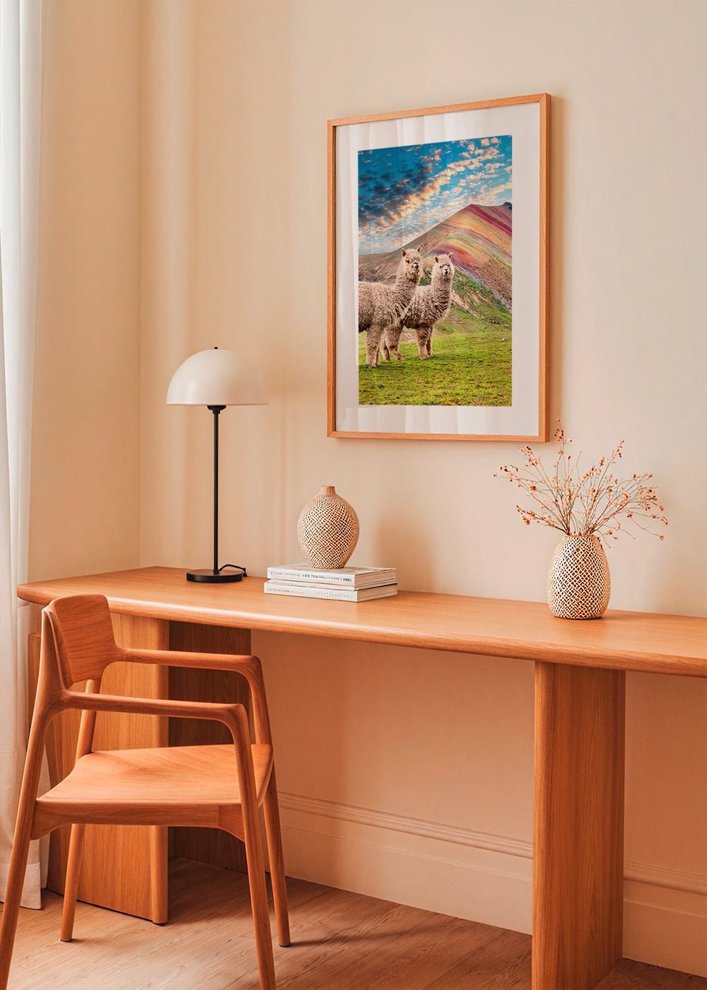 Artwork alpacas bij regenboogberg – Product3