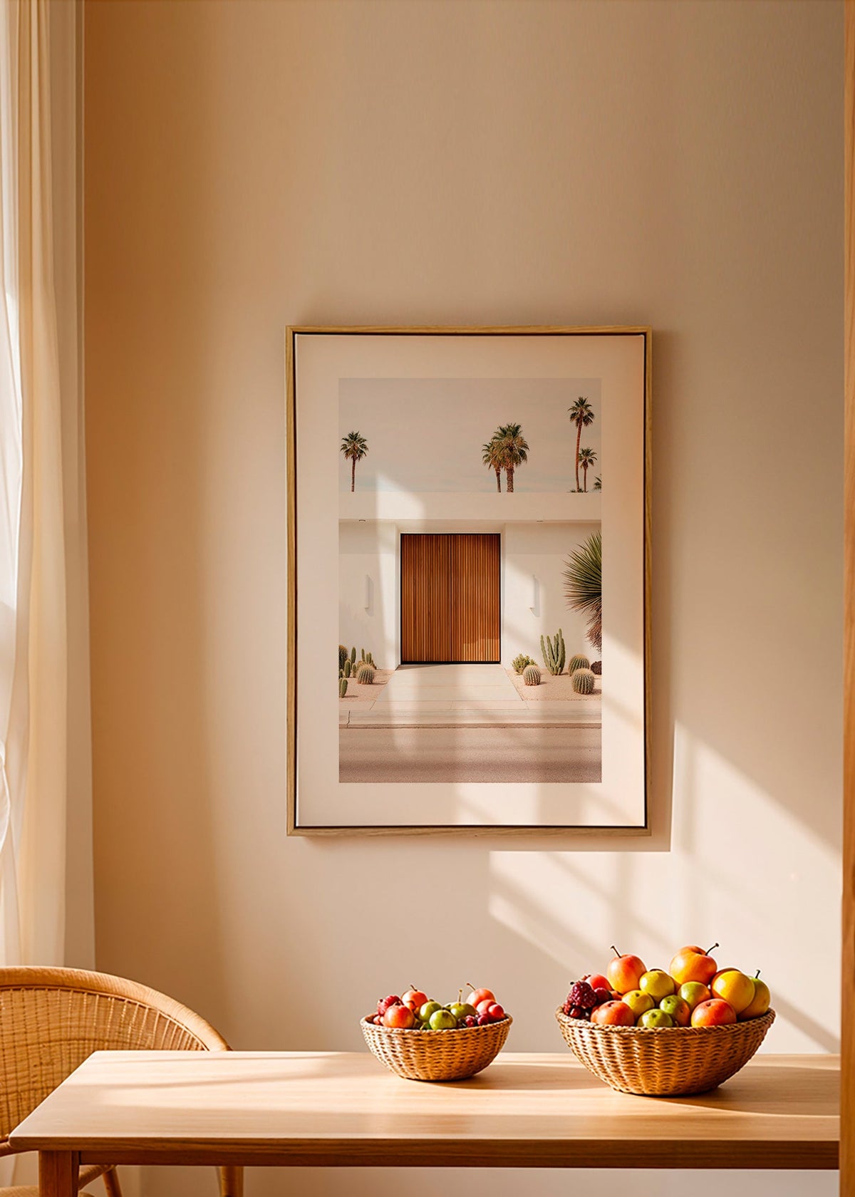 Architekturfotografie mit Lamellentür – Canvas2