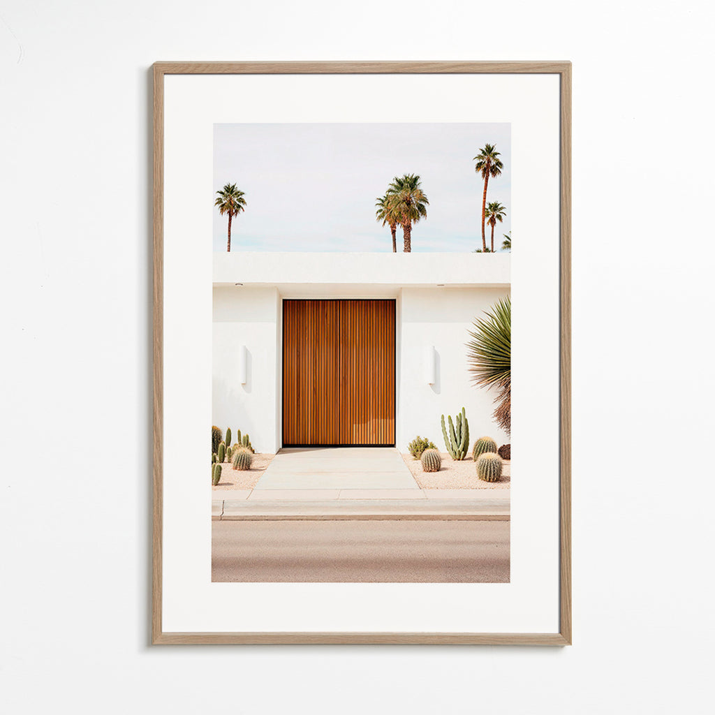 Architekturfotografie mit Lamellentür – Oak Frame