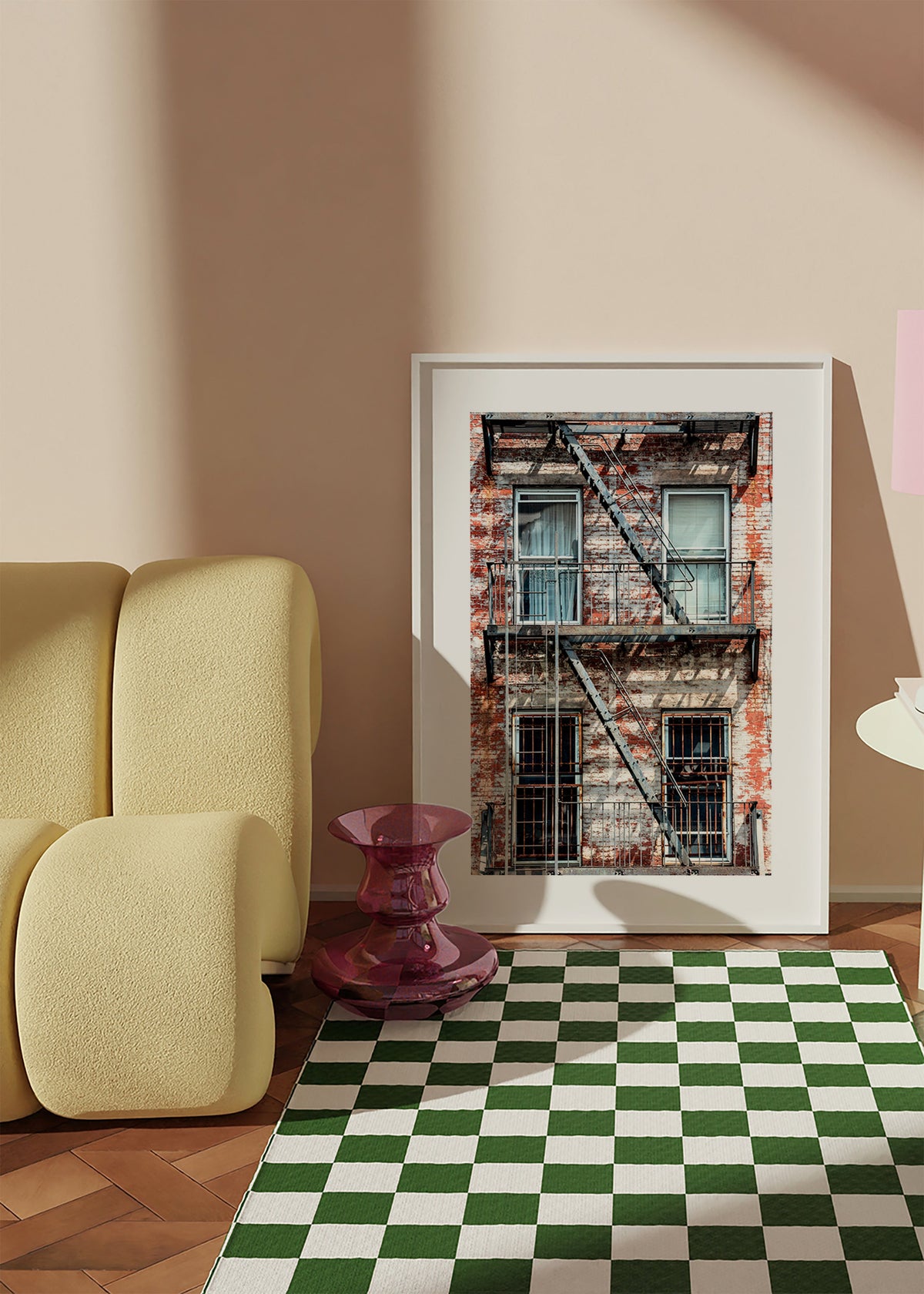 Fassadenfotografie mit Feuertreppe – Product2