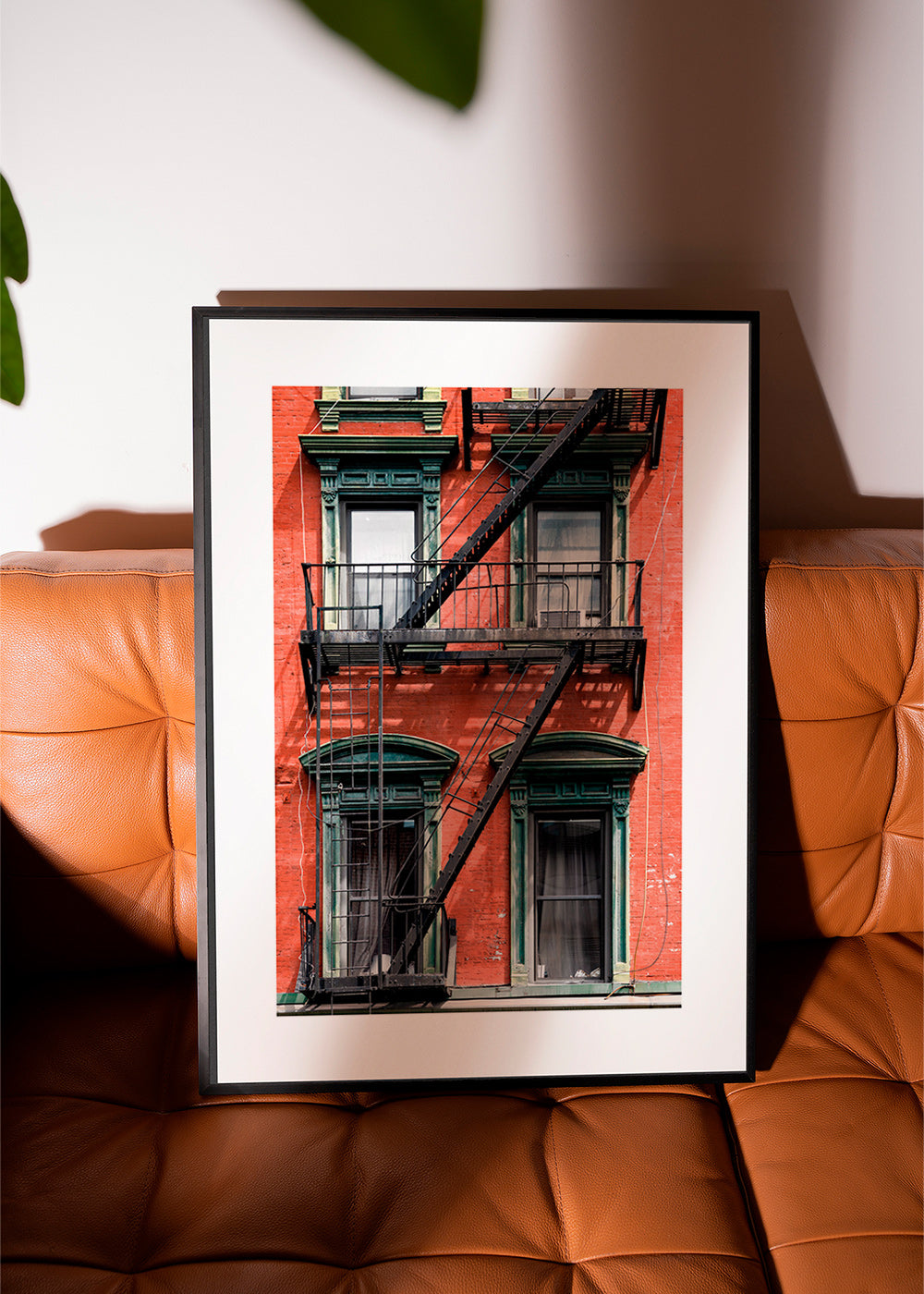 Art de ville: façade de NY avec échelle de secours – Product1