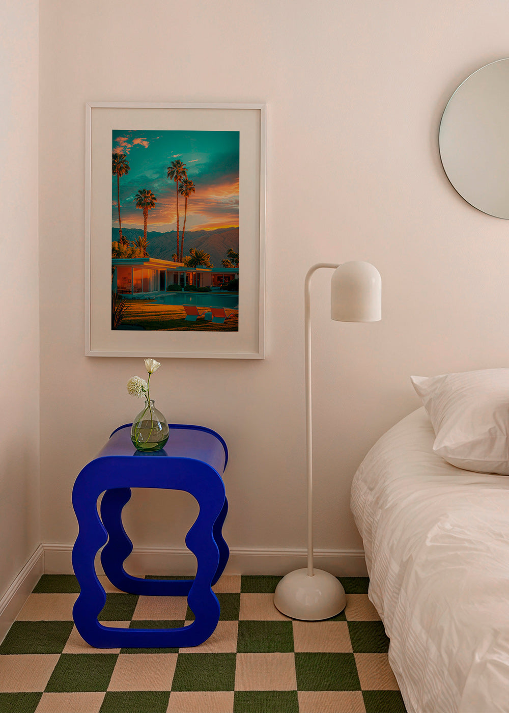 Tableau de paysage: coucher de soleil et palmiers – Product2