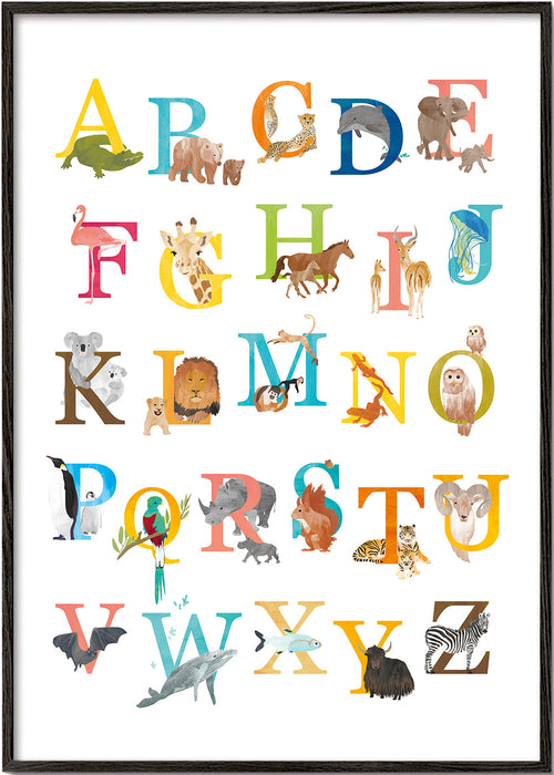 Kinderposter: dierenalfabet