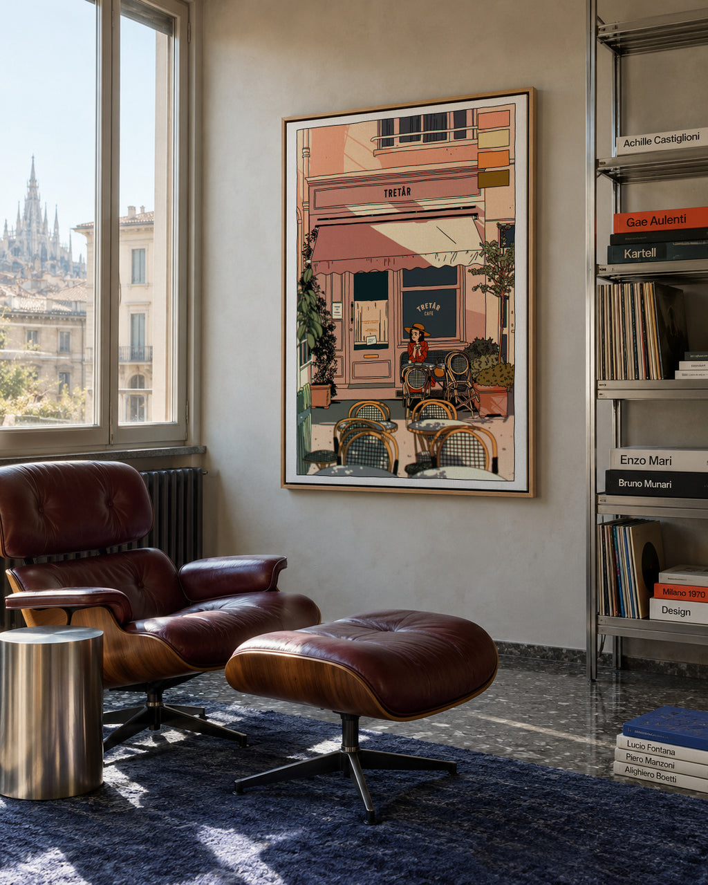 Tretar - Framed canvas in an interior