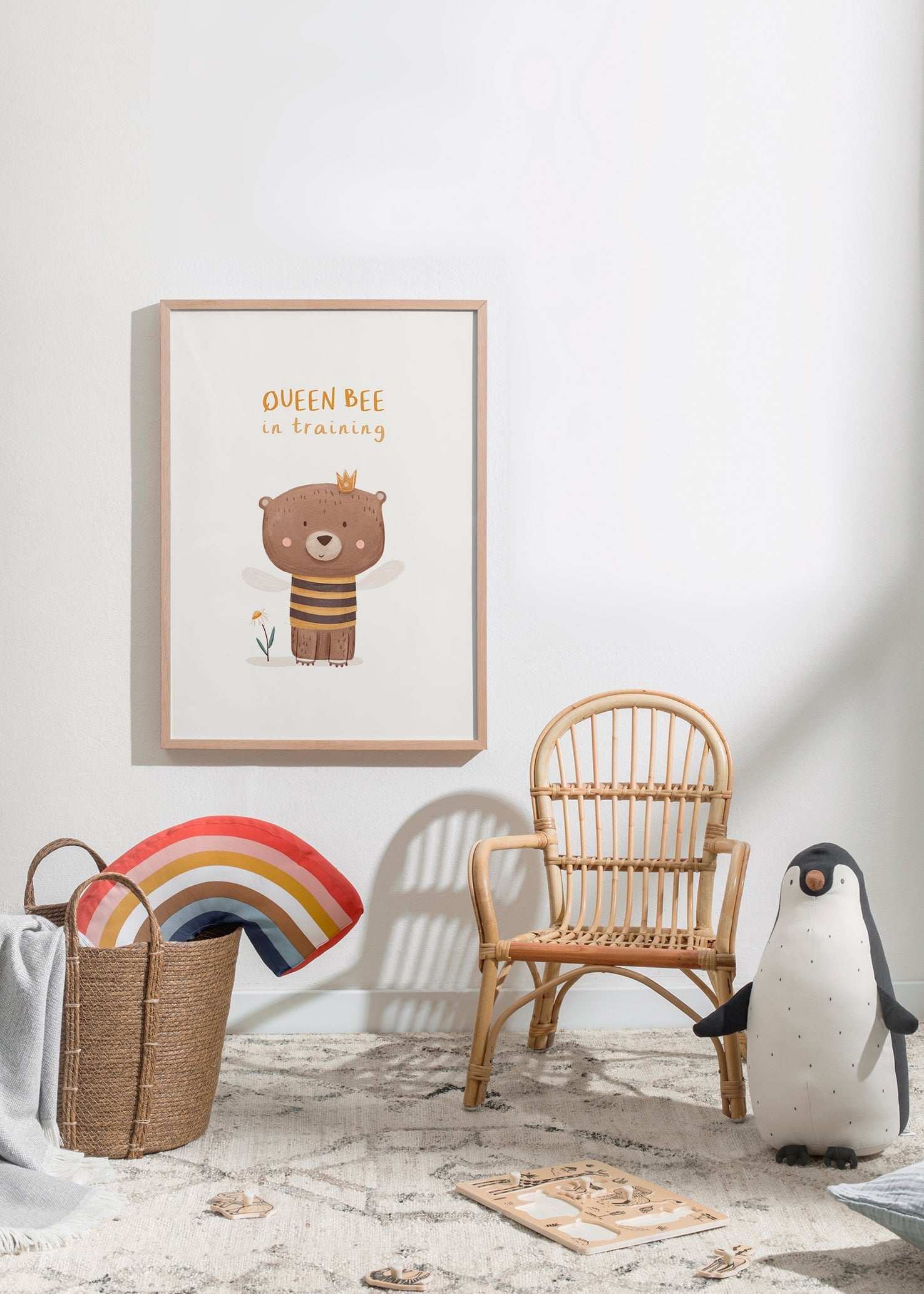 Kinderbild Bär als Biene