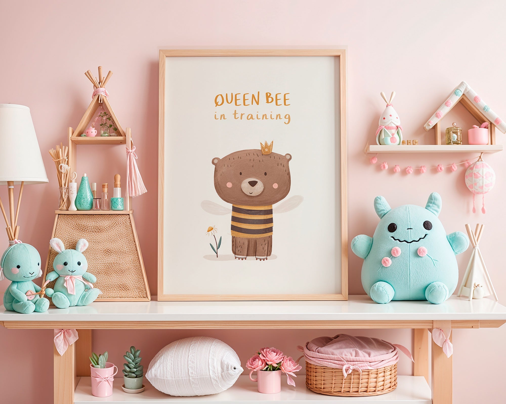 Kinderbild Bär als Biene