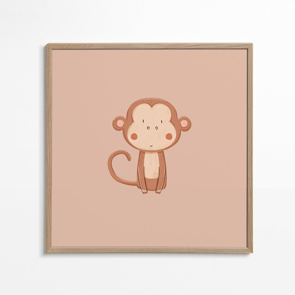Illustration de singe minimaliste