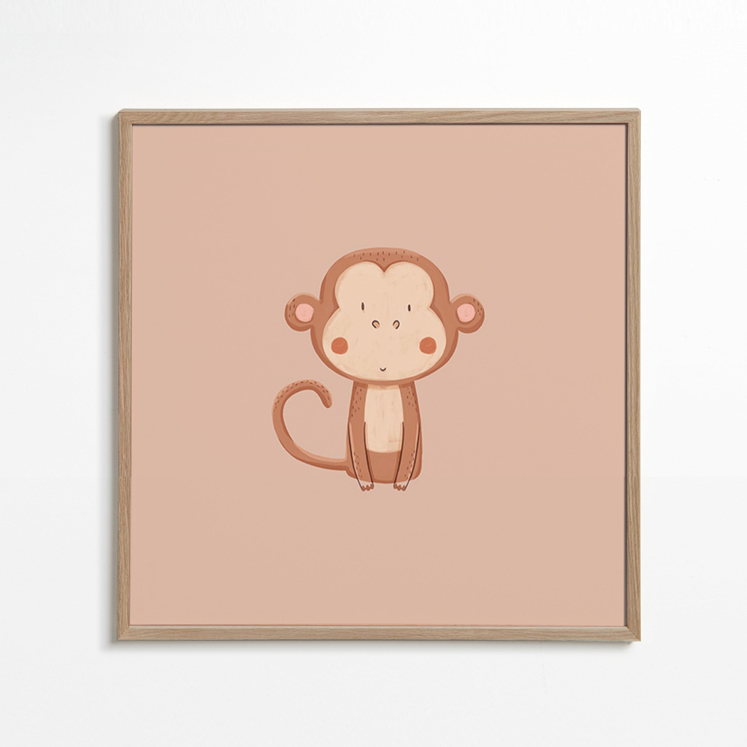 Illustration de singe minimaliste