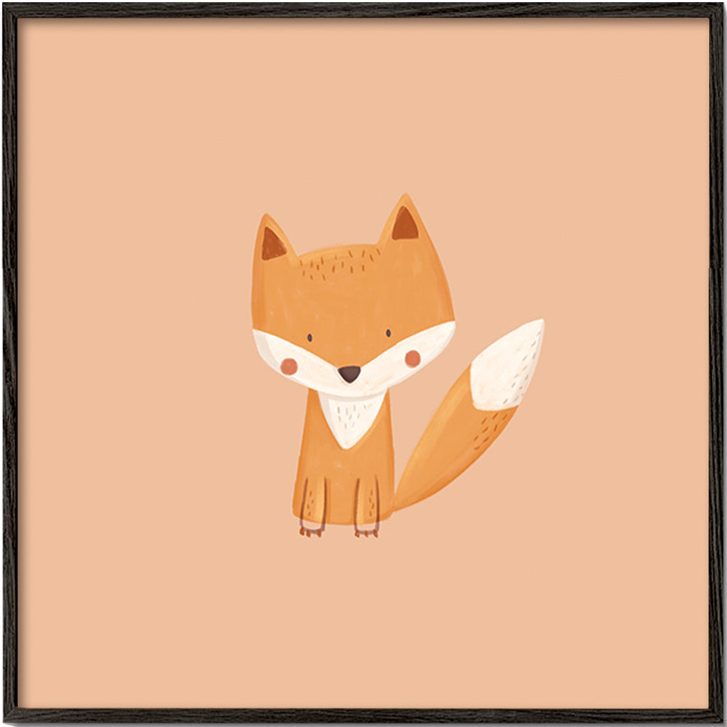 Kinderbild mit niedlichem Fuchs