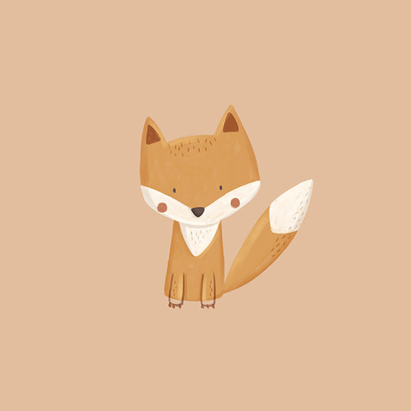 Kinderbild mit niedlichem Fuchs