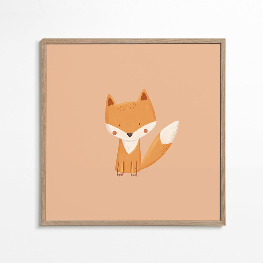 Kinderbild mit niedlichem Fuchs