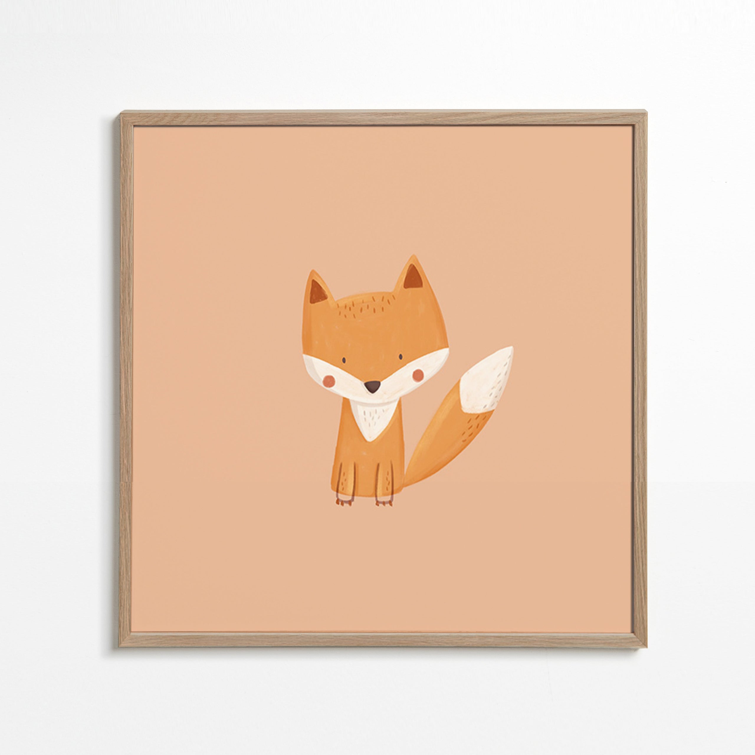 Kinderbild mit niedlichem Fuchs
