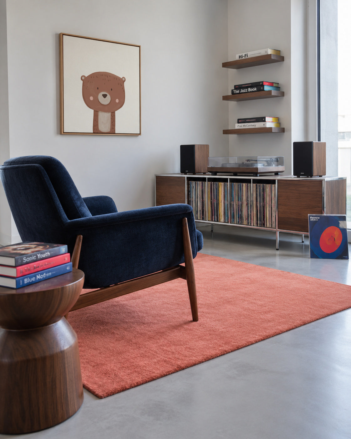 Sweet bear - Framed canvas in an interior