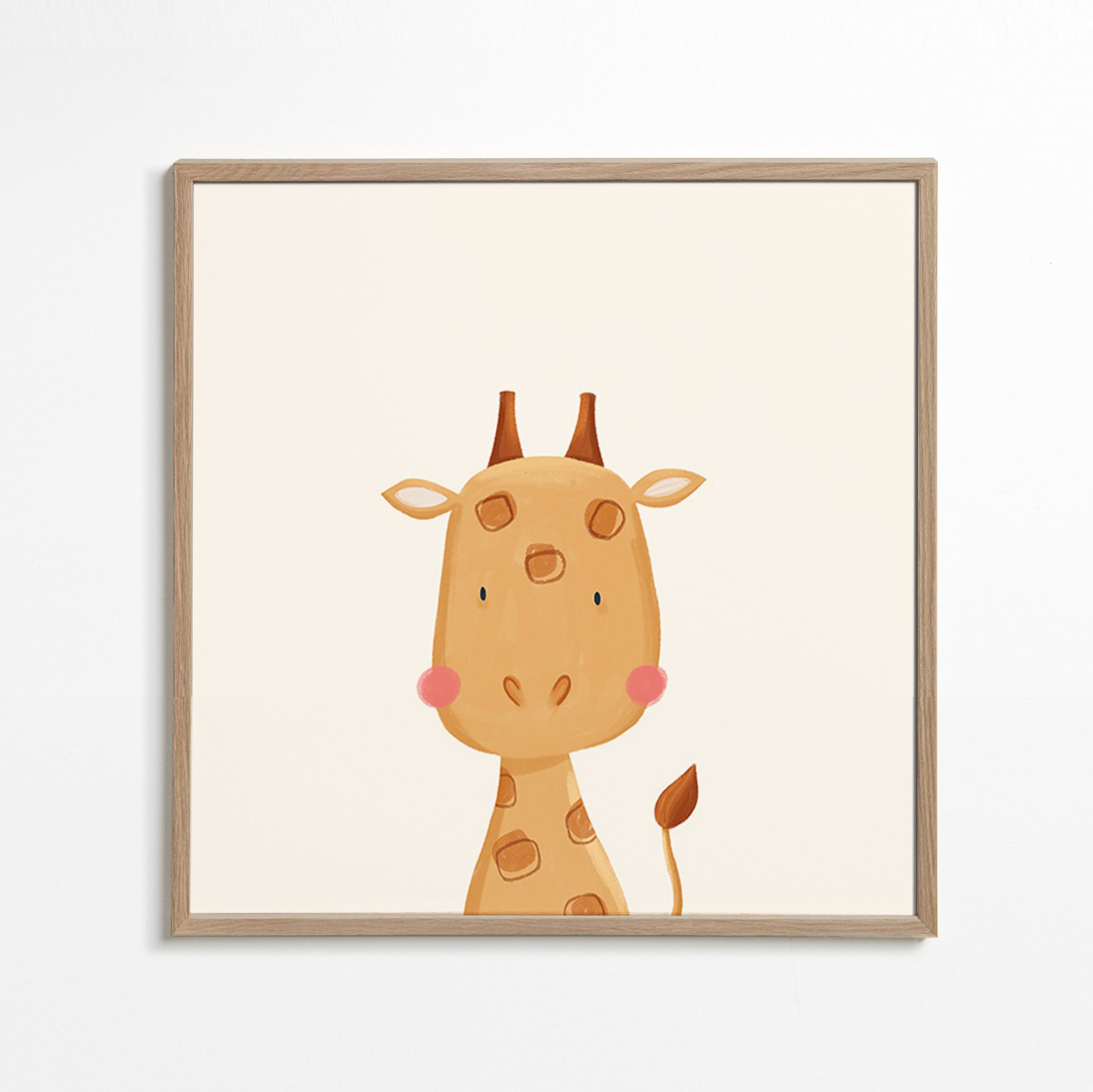 Kinderbild: süße Giraffe