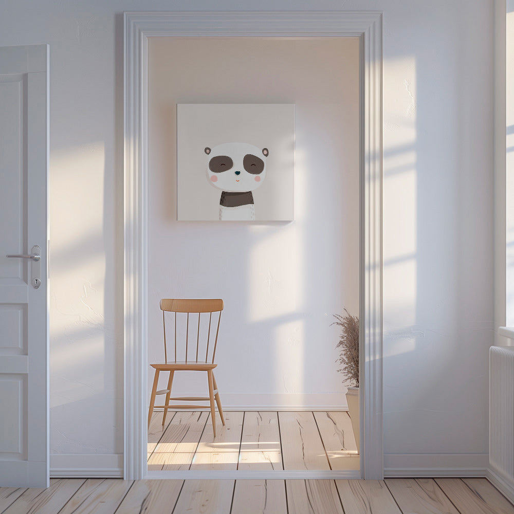 Kinderposter süßer Panda Illustration