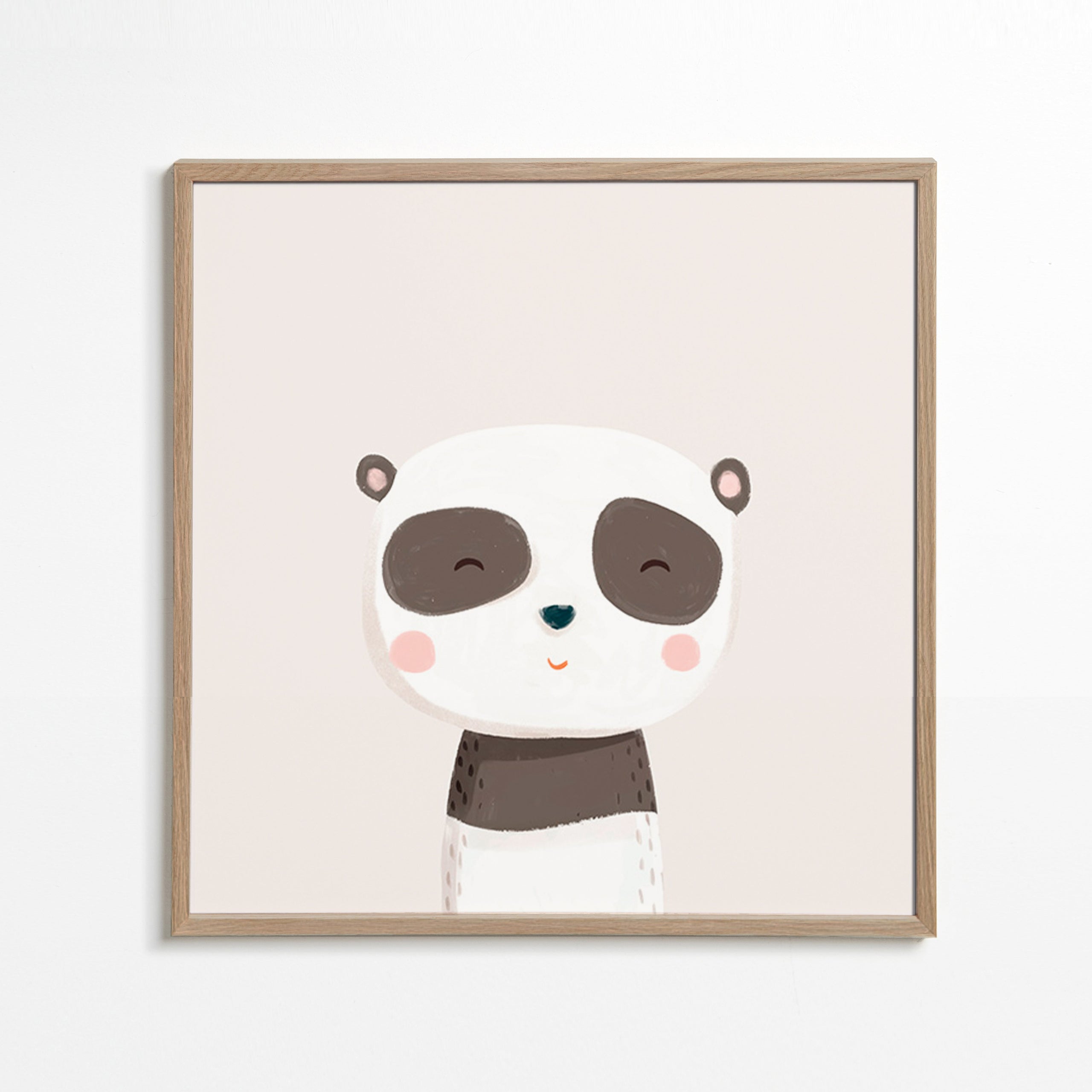 Kinderposter süßer Panda Illustration