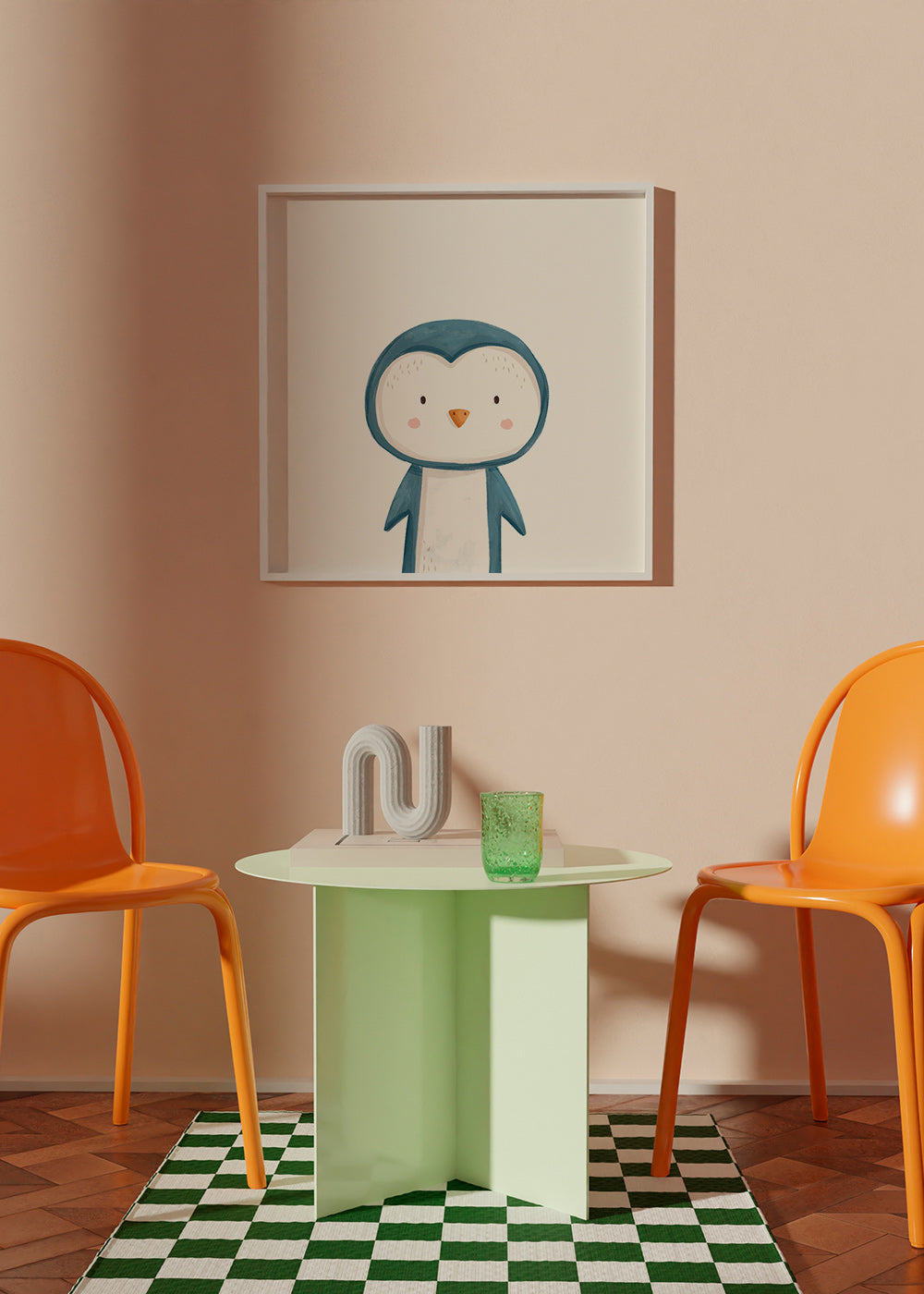 Pinguin-Illustration