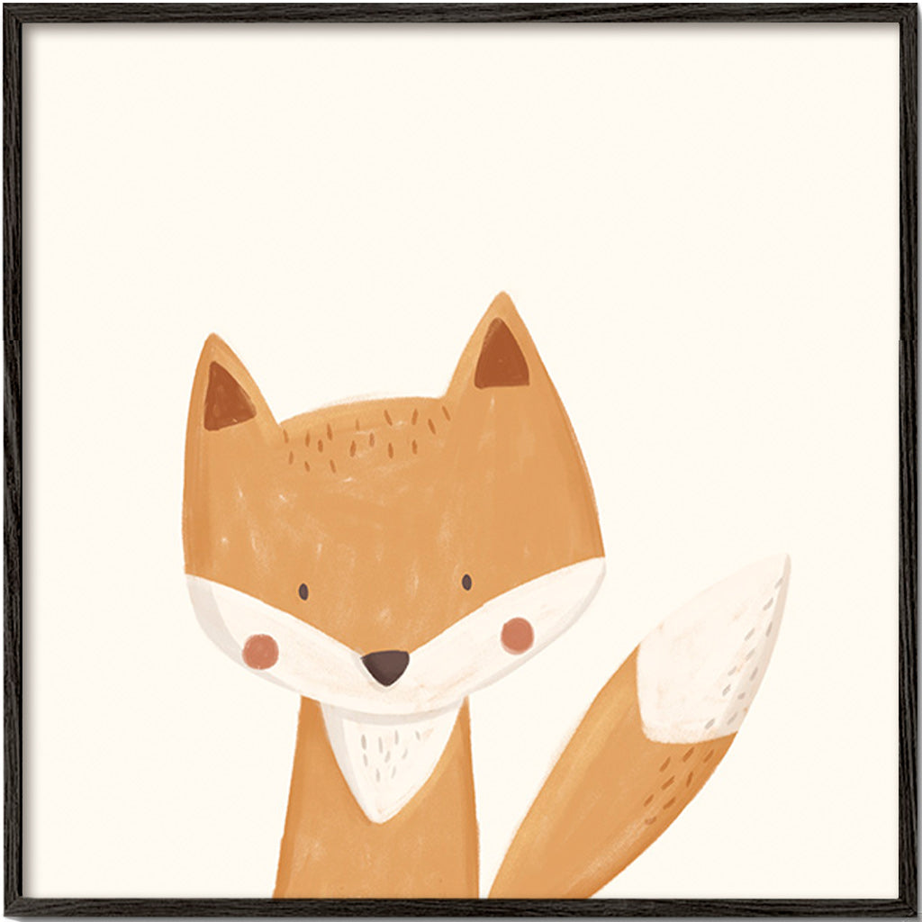 Schattige vos illustratie