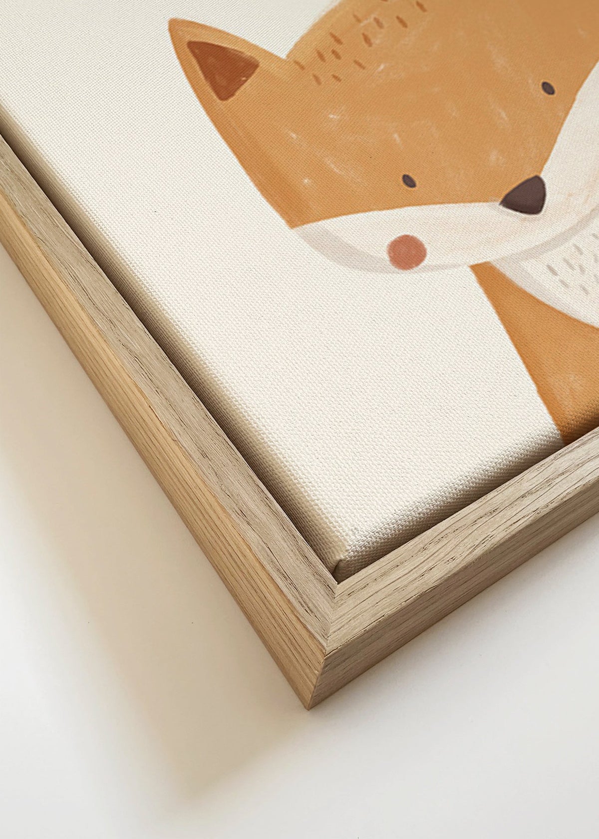 Renard illustré mignon