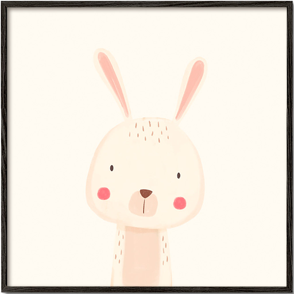 Kinderbild mit niedlichem Hasen