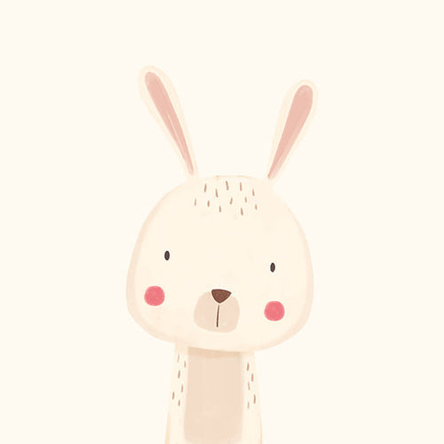 Lamina enfantine avec lapin doux