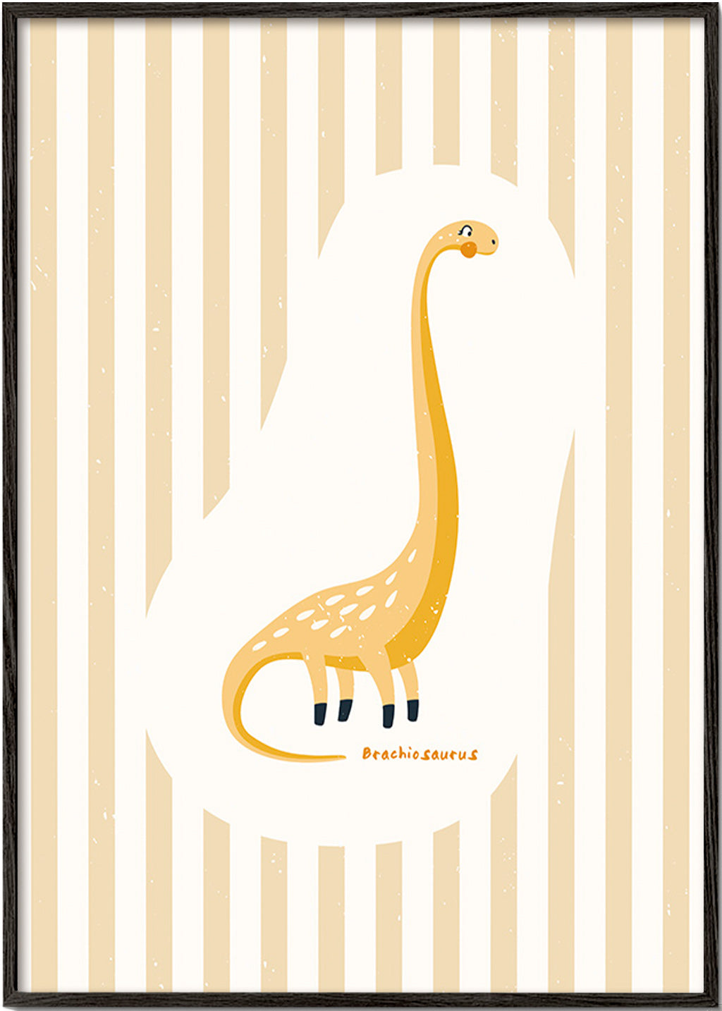 Kinderbild Brachiosaurus gelb