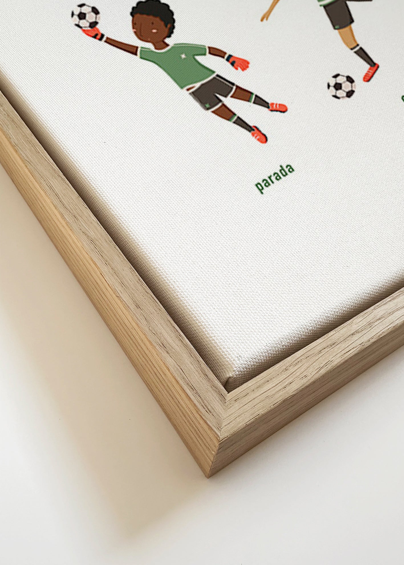 Art sportif avec 5 poses de football