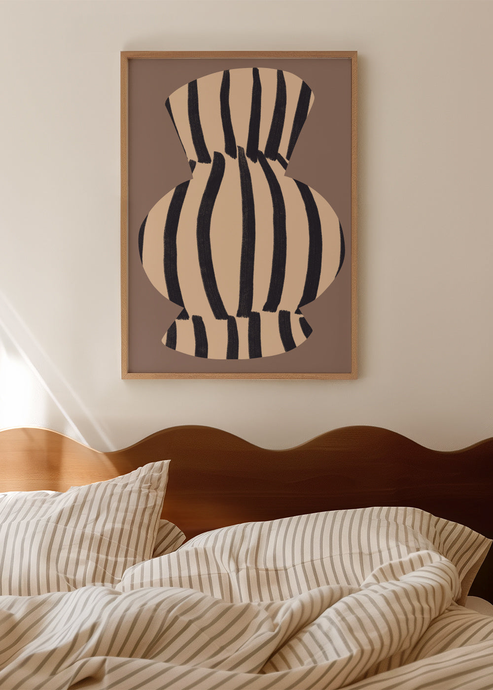 Provincial Vase 02 - Framed poster in an interior