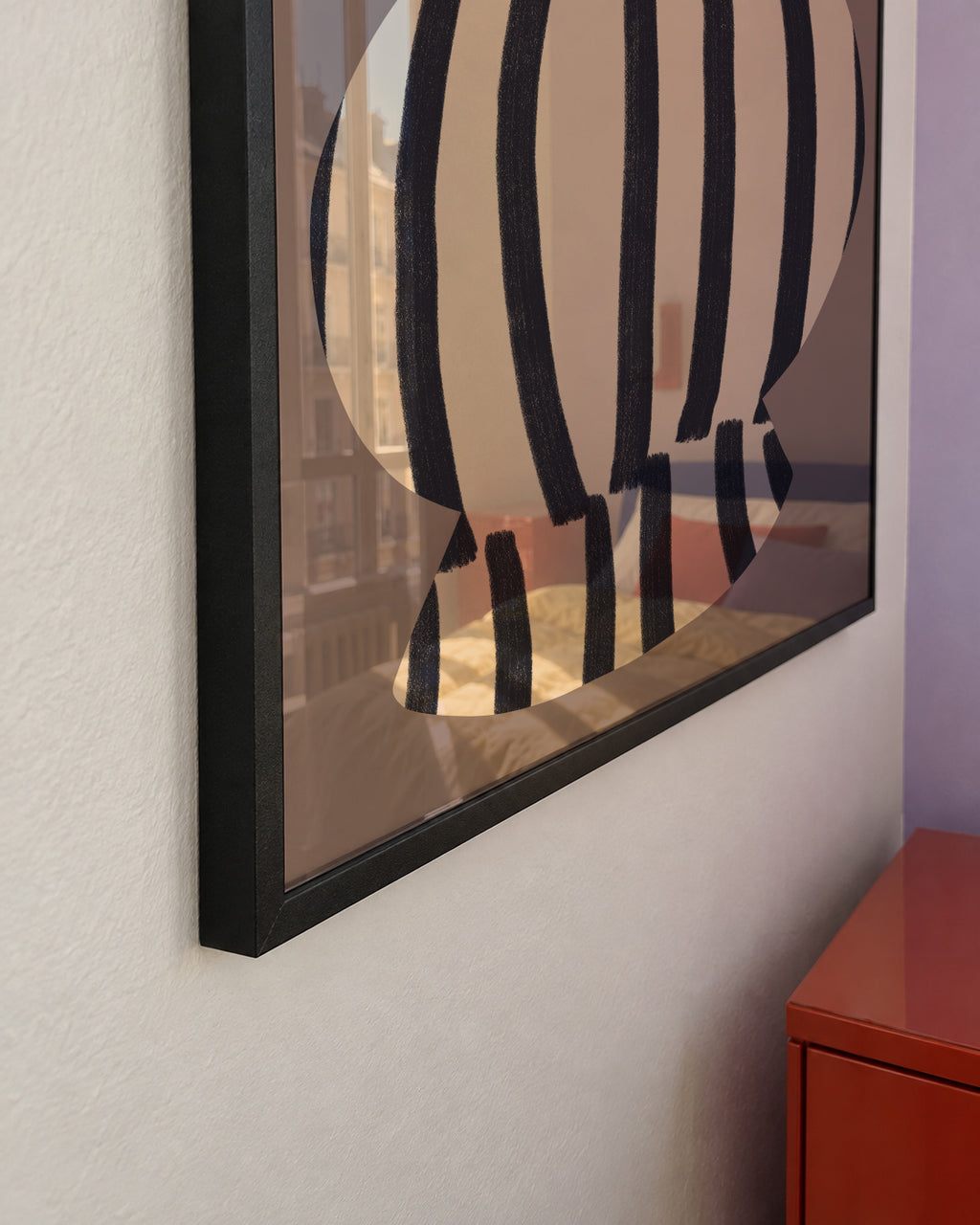 Provincial Vase 02 - Framed poster detail