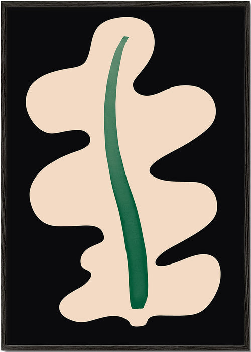 Botanische poster abstract blad
