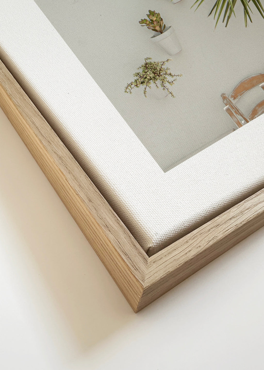 Southern Spain III - Framed canvas detail