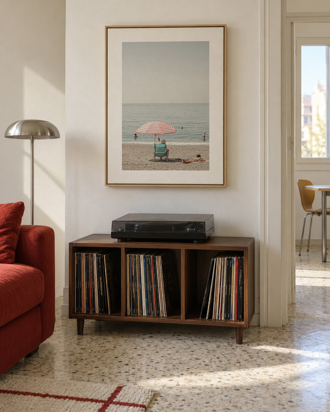 Southern Spain V - Framed canvas in an interior