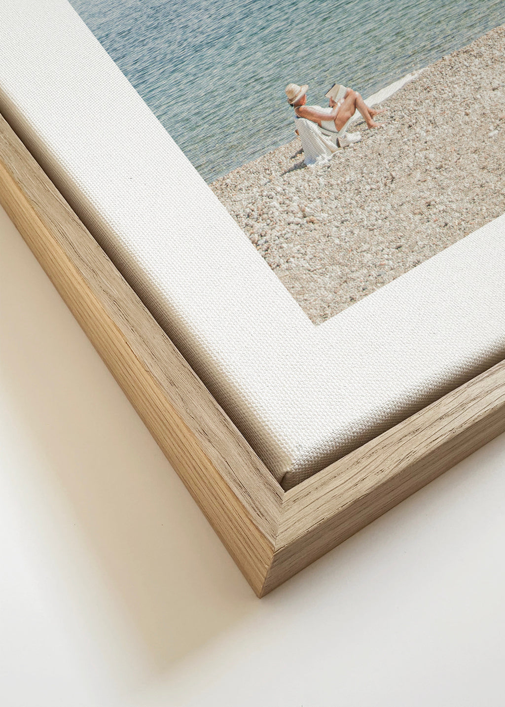 Costa Brava I - Framed canvas detail