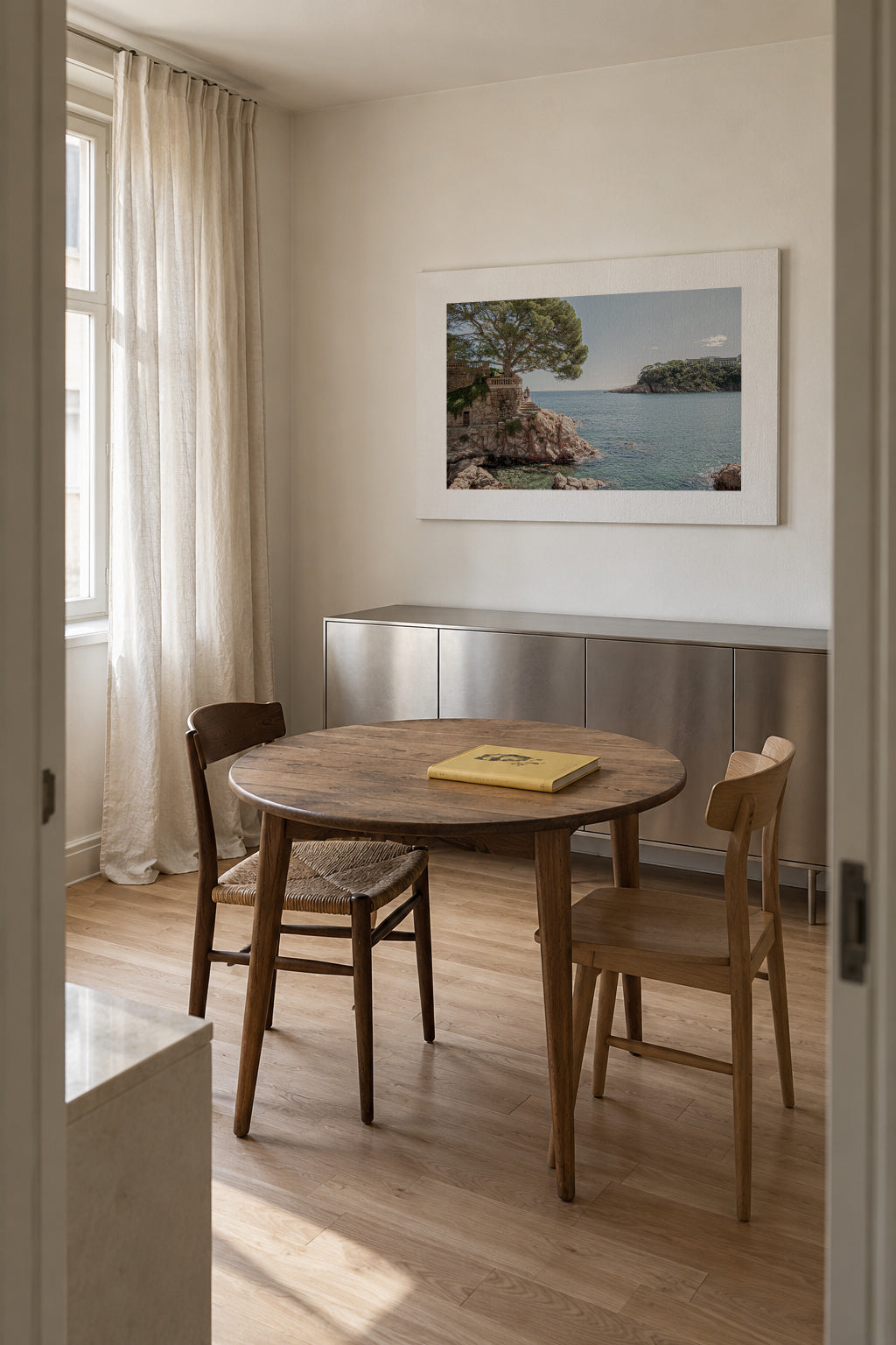 Costa Brava X - Unframed canvas in an interior